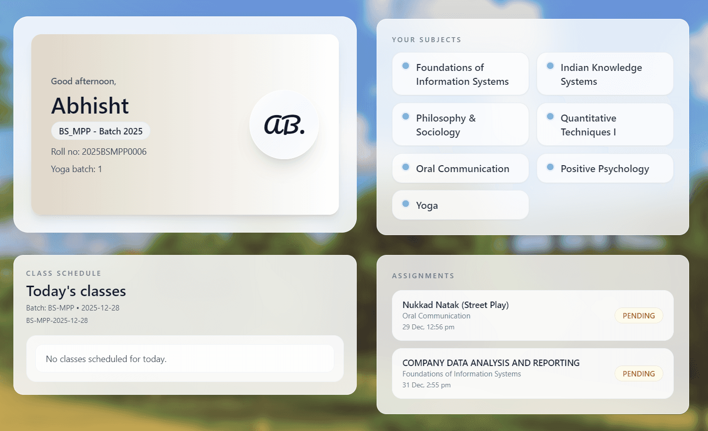 Clxrity dashboard preview